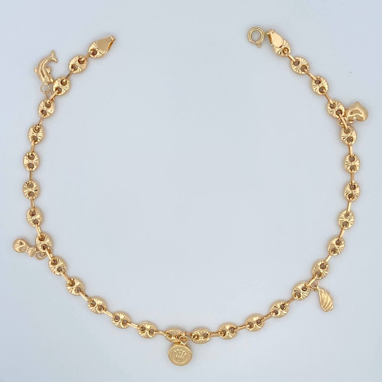 Tobillera GC 6.2gr / 26.5cm / 4.77mm Oro Amarillo 18K %