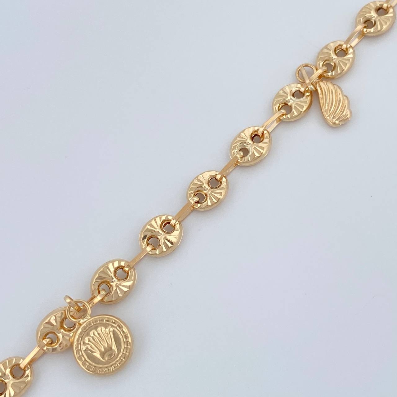 Tobillera GC 6.2gr / 26.5cm / 4.77mm Oro Amarillo 18K %