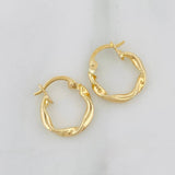 Candongas Asby 1.1 g / 1.5 cm Oro Amarillo 18K