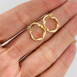 Candongas Asby 1.1 g / 1.5 cm Oro Amarillo 18K