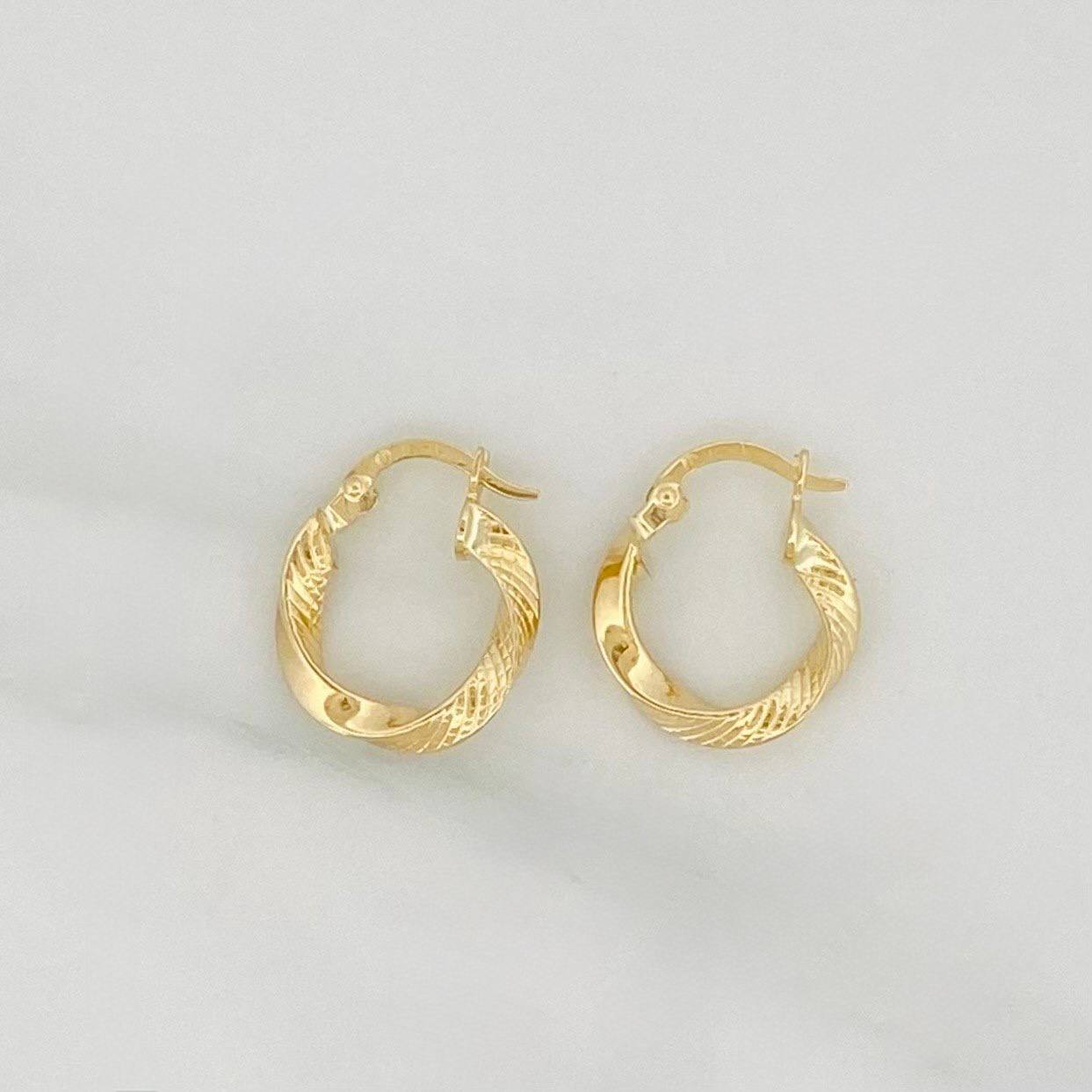 Candongas Deis 1.3 g / 1.5 cm Oro Amarillo 18K