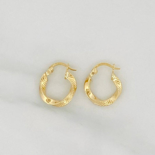 Candongas Deis 1.3 g / 1.5 cm Oro Amarillo 18K