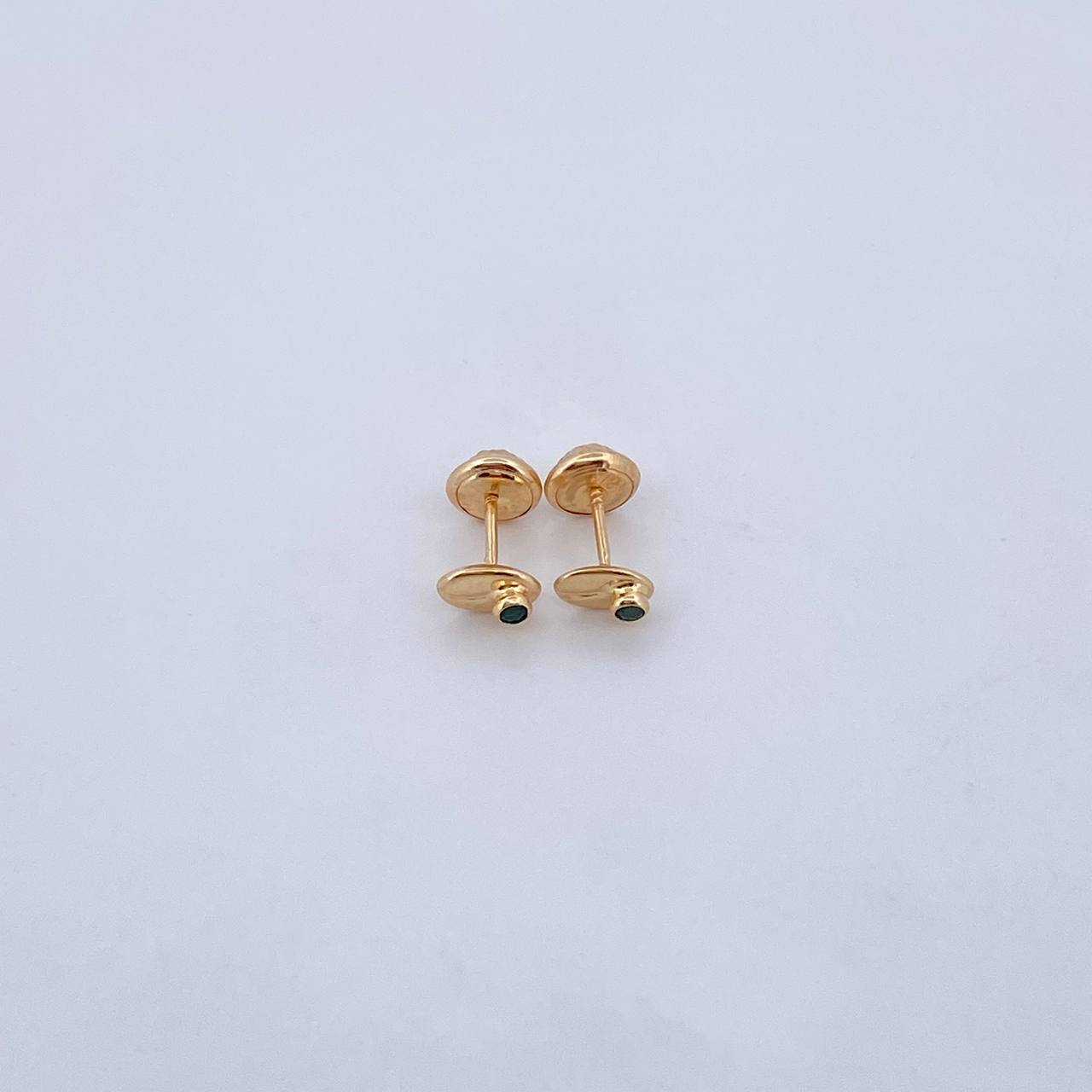 Topos Grano Café 0.55gr / 5.7mm / Oro Amarillo 18K &