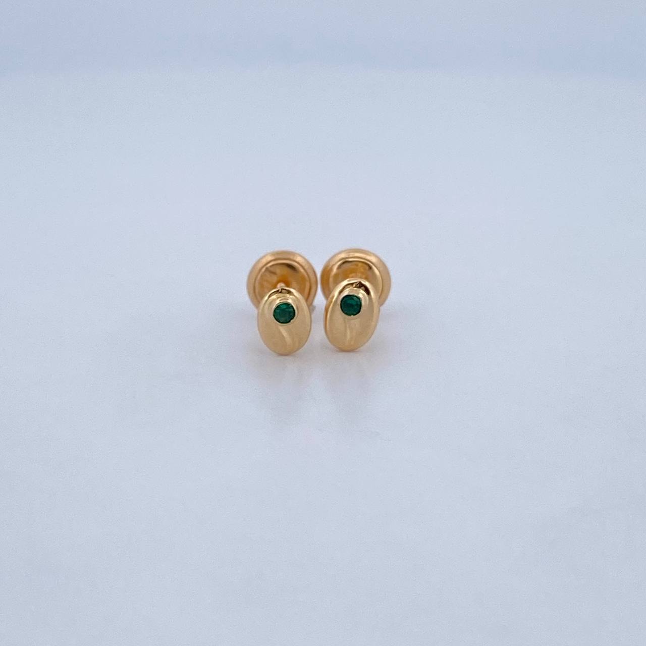 Topos Grano Café 0.6gr / 4mm Oro Amarillo 18K %