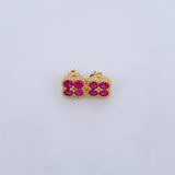 Topos Trebol 2.95gr / 9.03mm / Oro Amarillo 18K &