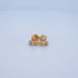 Topos Trio Bolas 0.7gr / 6.9mm / Tres Oros 18K &