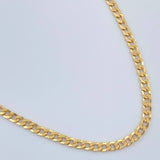 Cadena Cubana 7.5gr / 61.6cm / 3.9mm Oro Amarillo +1 18K &