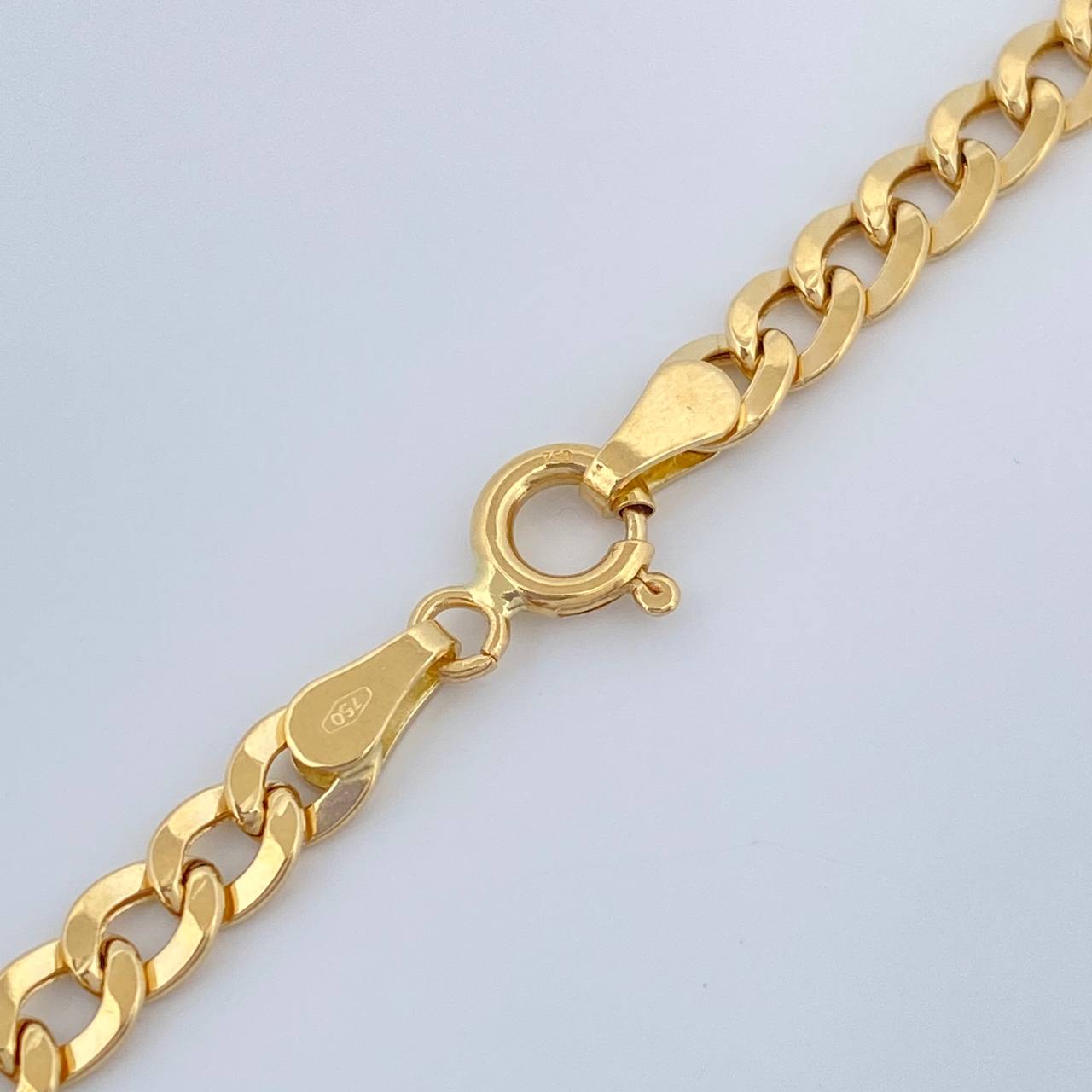 Cadena Cubana 7.55gr / 61cm / 3.93mm Oro Amarillo +1 18K &