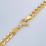 Cadena Cubana 7.55gr / 61cm / 3.93mm Oro Amarillo +1 18K &