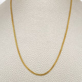 Cadena China 4.25 g / 45.4 cm / 1.9 mm Oro Amarillo 18K