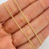 Cadena China 2.75gr / 40cm / 1.3mm Oro Amarillo +1 18K &