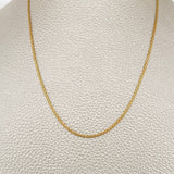 Cadena China 2.75gr / 40cm / 1.3mm Oro Amarillo +1 18K &