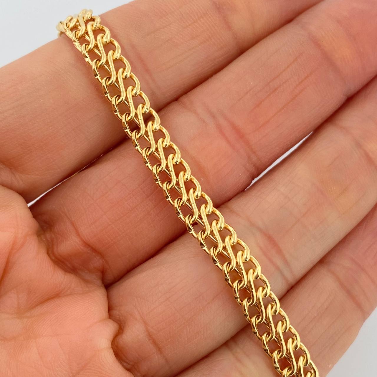 Pulso Sedusa 3.4gr / 18.5cm / 5.5mm Oro Amarillo +3 18K &