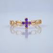 Anillo Flor 0.85gr / T5 3/4 / Oro Amarillo 18K %
