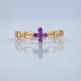 Anillo Flor 0.85gr / T5 3/4 / Oro Amarillo 18K %