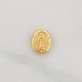 Herraje Virgen Milagrosa 0.45g / 1.1cm Oro Amarillo 18K