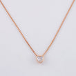Cadena Veneciana Dije Corazón 2.3g / 45cm / 0.9mm Plata Vermeil 925