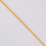 Cadena Veneciana Dije Cerezas 3.25g / 45cm / 0.9mm Plata Vermeil 925