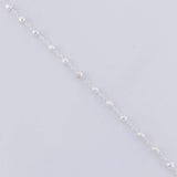 Cadena Aro Seguido Dije Moño 5.8g / 45cm / 2.5mm Plata 925