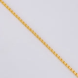 Cadena Veneciana 3.05g / 50cm / 0.9mm Oro Amarillo 18K