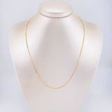 Cadena Veneciana 3.3g / 45cm / 0.9mm Oro Amarillo 18K