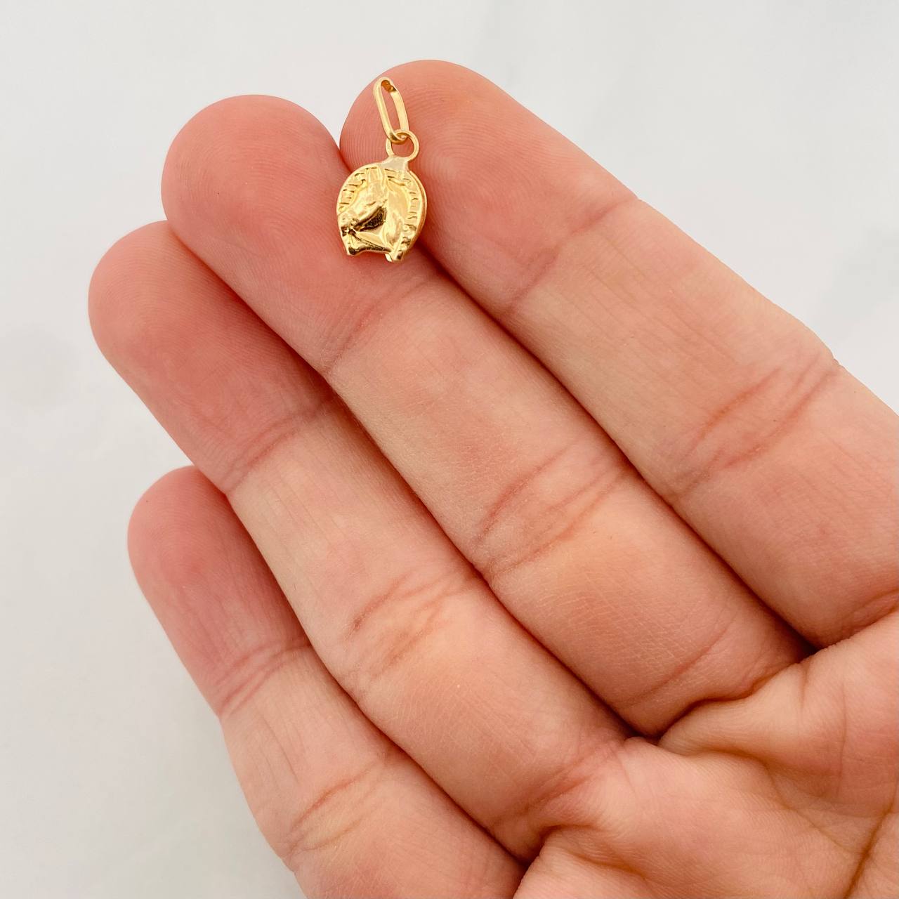 Dije Herradura de Caballo 0.35g / 1.05cm Oro Amarillo 18K