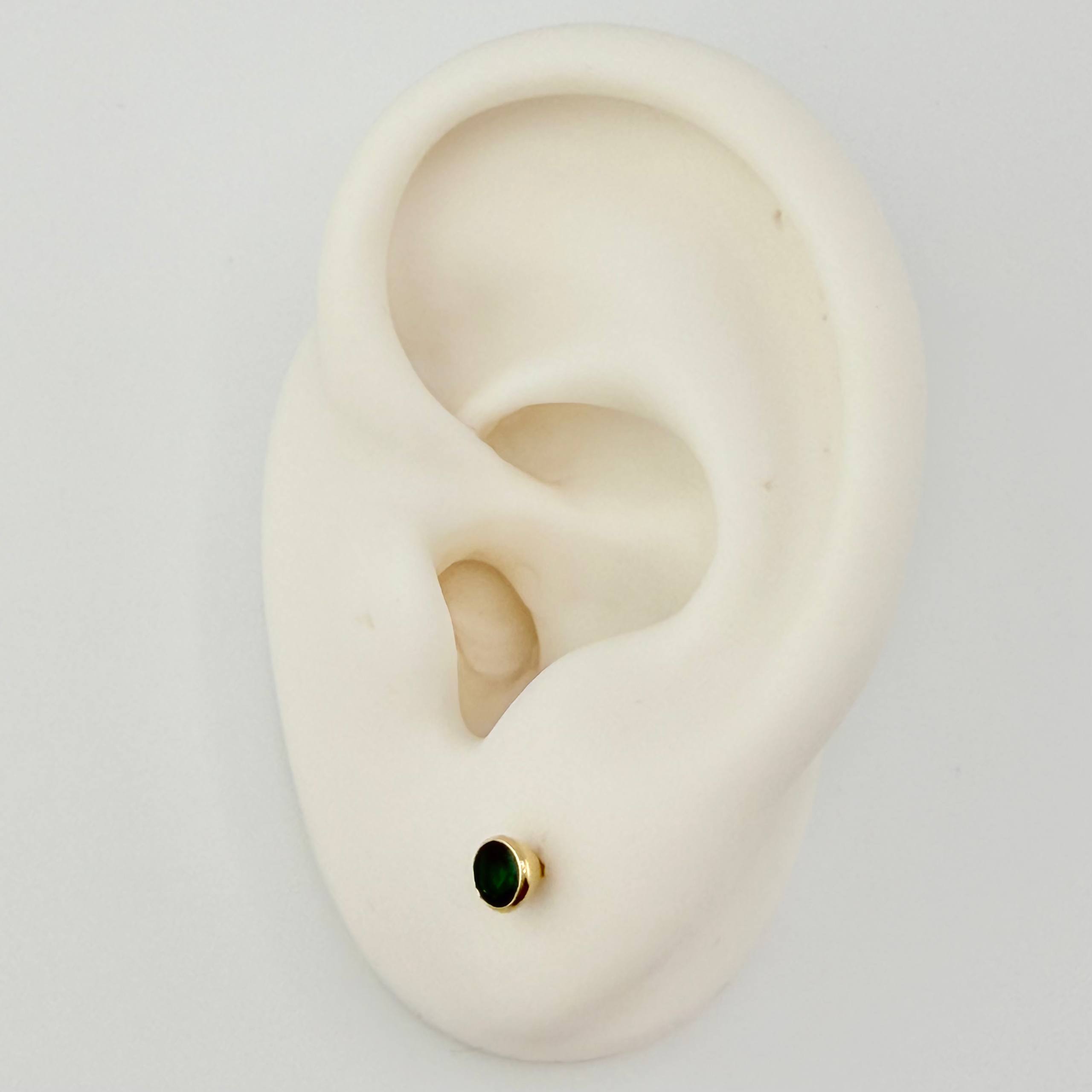 Topos Bisel 0.6gr / 4.3mm Oro Amarillo 18K