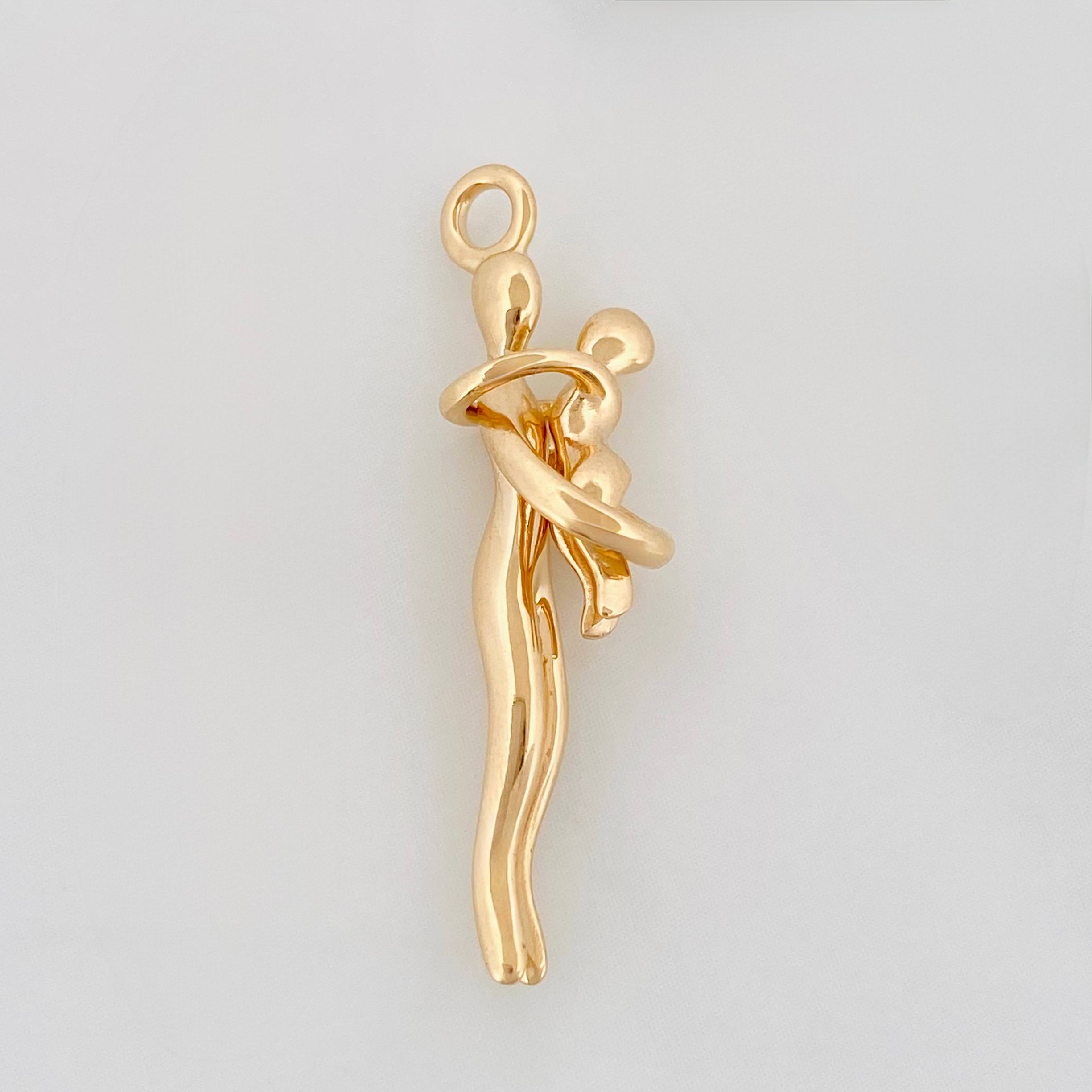Dije Mama E Hijo 3 g / 3 cm Oro Amarillo 18K