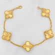 Pulso Trebol 11.05 g / 19.6 cm / 1.9 mm Oro Amarillo 18K