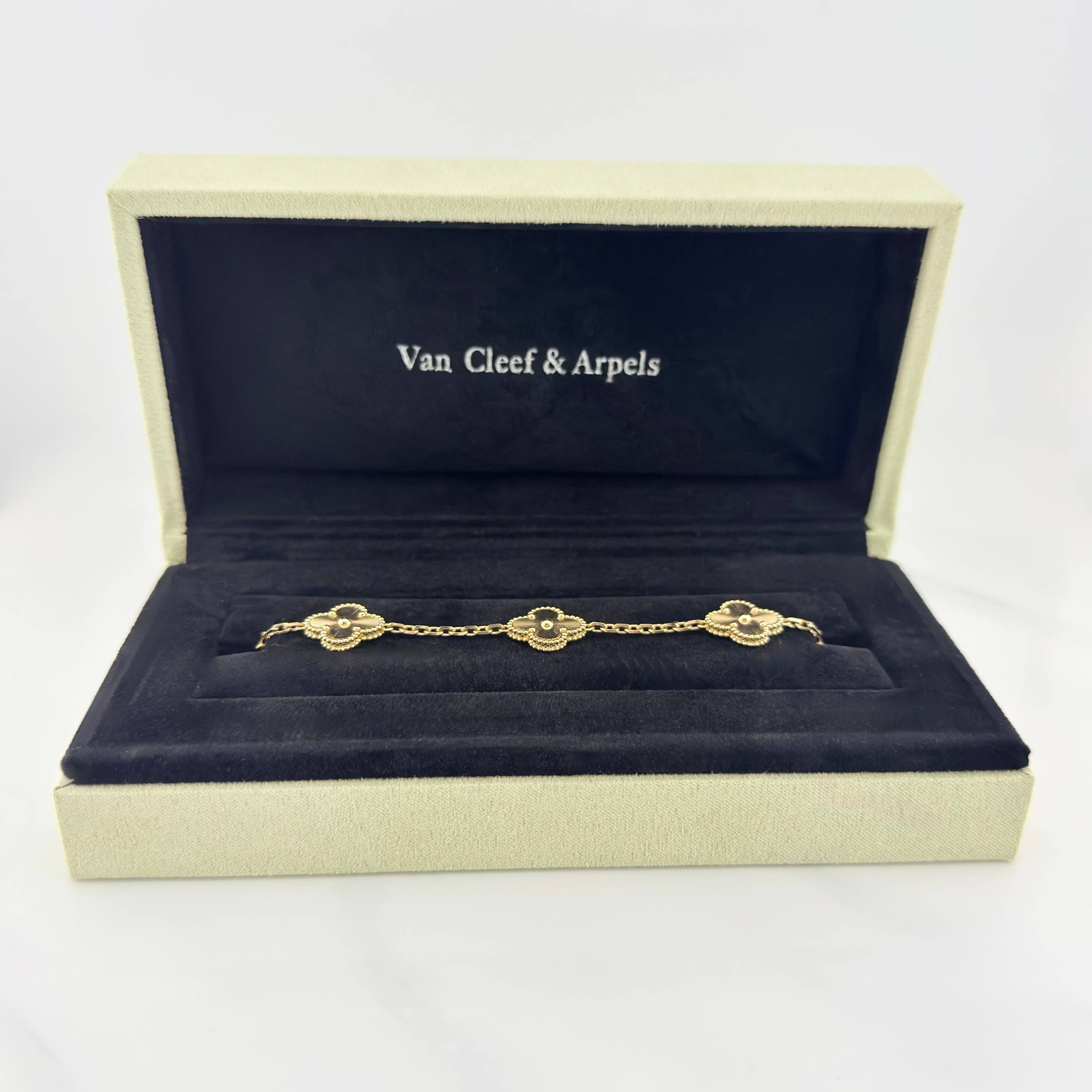 Pulso Trebol 11.05 g / 19.6 cm / 1.9 mm Oro Amarillo 18K