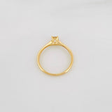 Anillo Solitario Diamantes 25Pts 1.35 g / T6 3/4 Oro Amarillo 18K