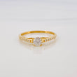 Anillo Solitario Churumbela Diamantes 35Pts 1.2 g / T5 3/4 Oro Amarillo 18K