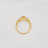 Anillo Solitario Churumbela Diamantes 35Pts 1.2 g / T5 3/4 Oro Amarillo 18K