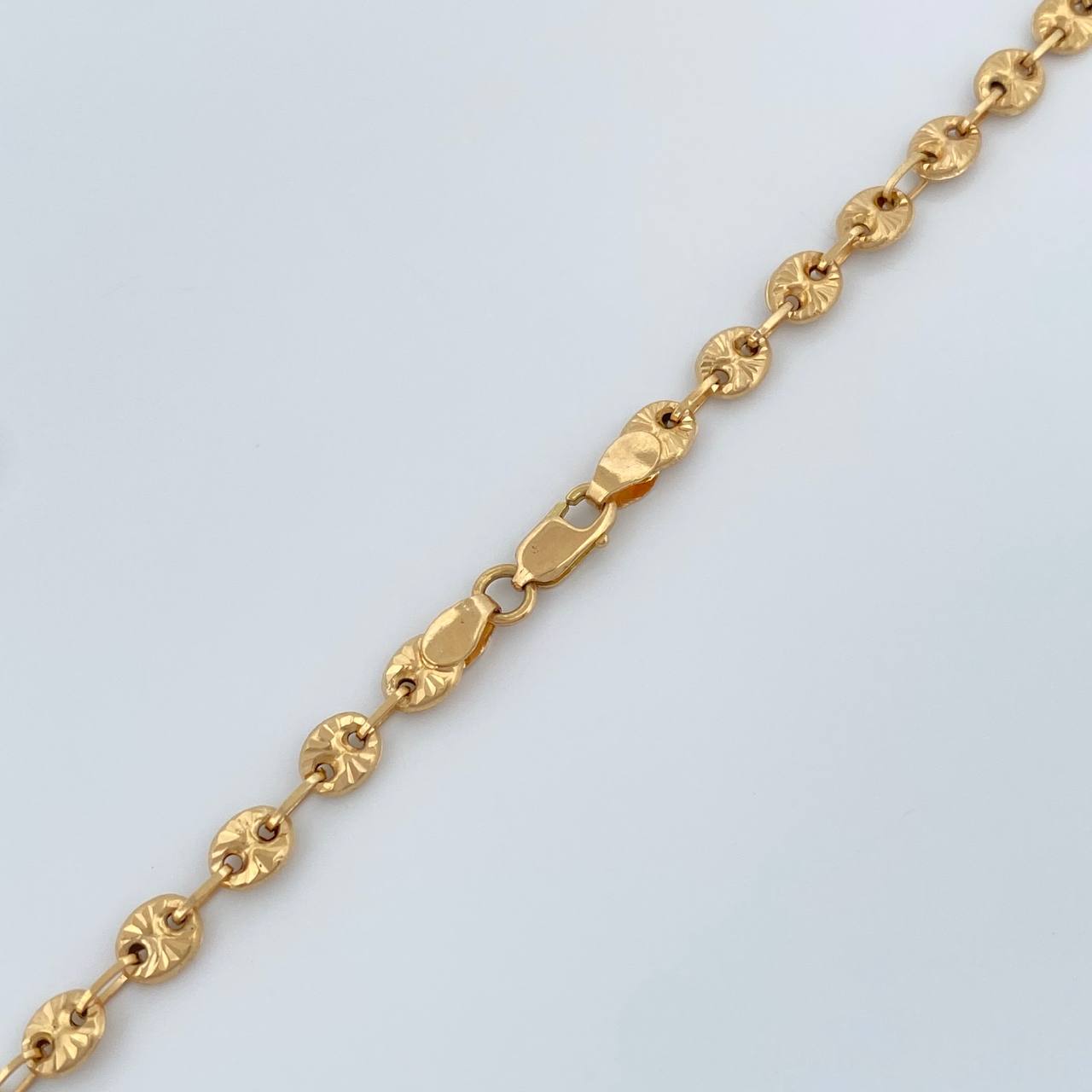 Cadena GC 10.15gr / 59cm / 4mm Oro Amarillo 18K $