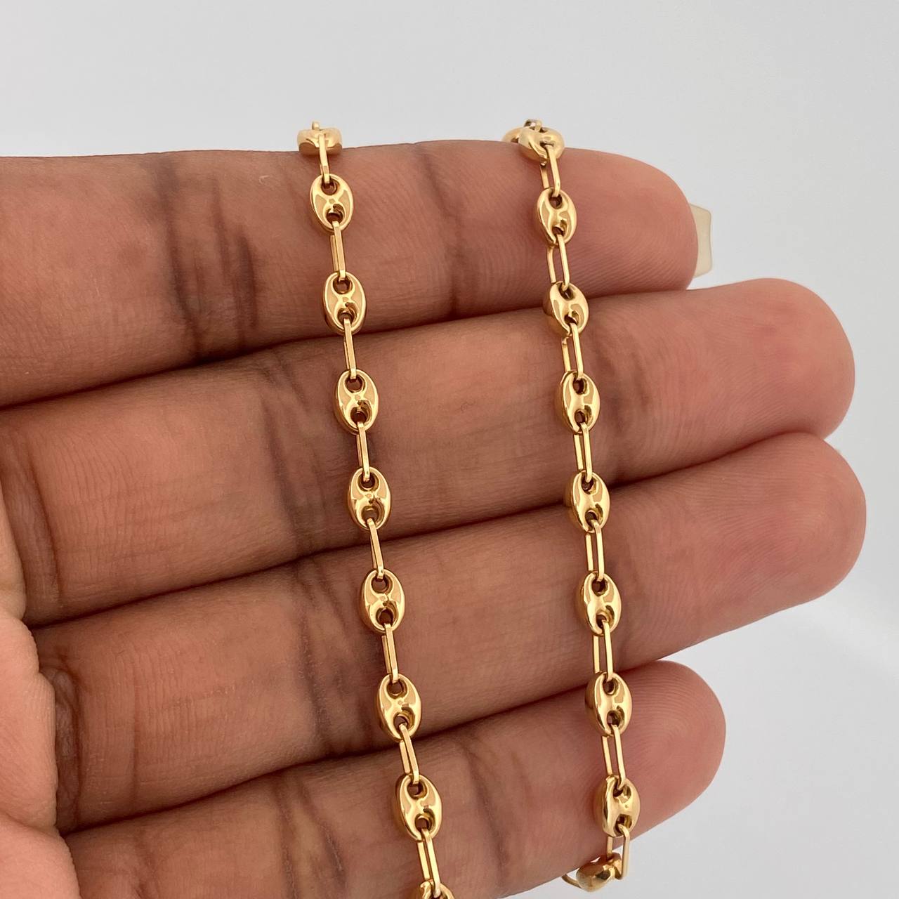 Cadena GC 6.45gr / 51cm / 3.48mm Oro Amarillo 18K $