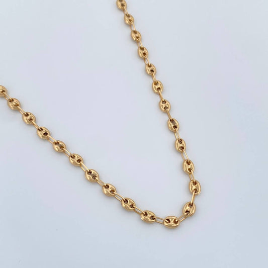 Cadena GC 5.05gr / 51cm / 3.3mm Oro Amarillo 18K $