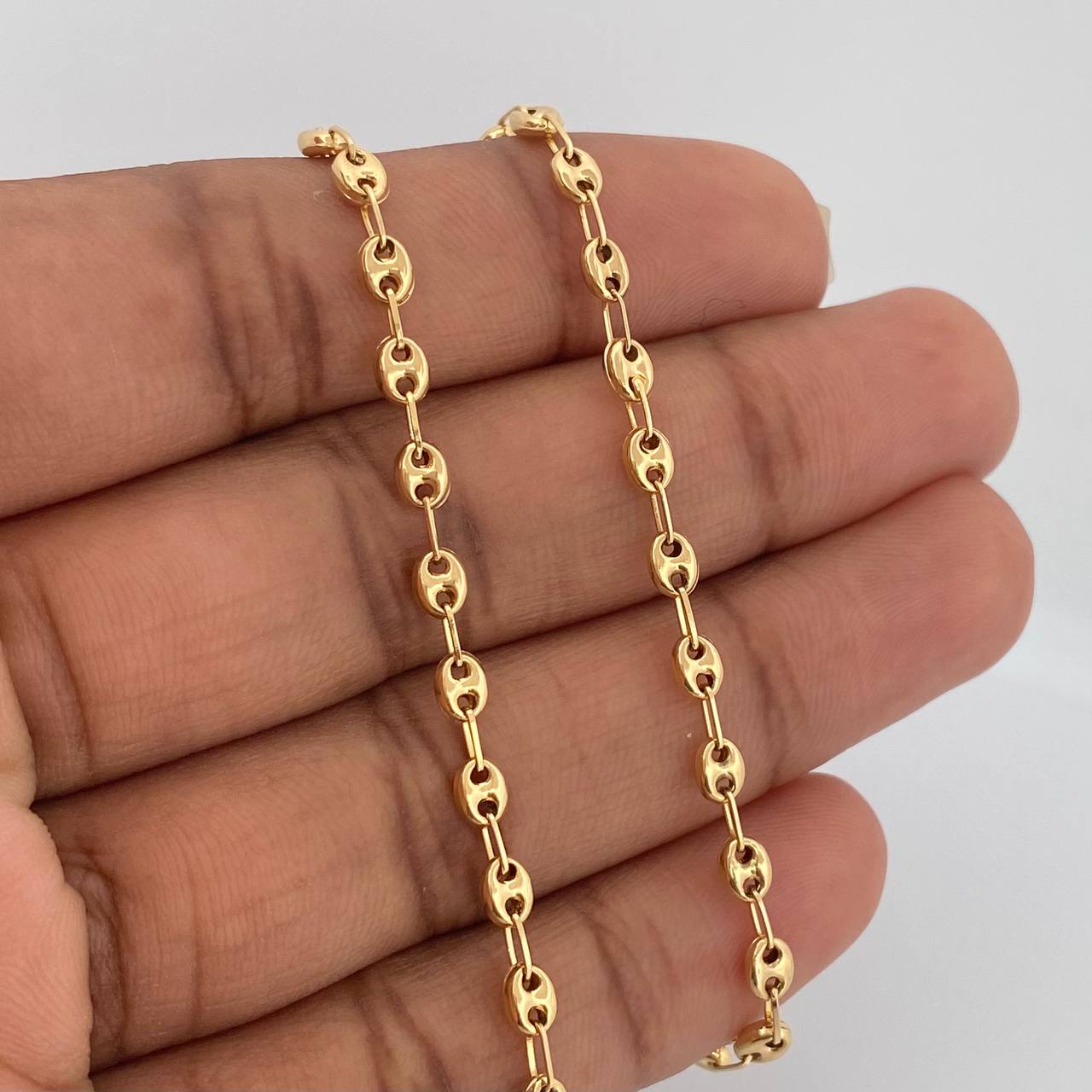 Cadena GC 5.05gr / 51cm / 3.3mm Oro Amarillo 18K $