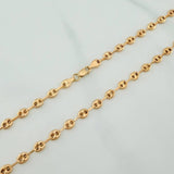 Cadena GC 7.05gr / 51.5cm / 4mm Oro Amarillo 18K &