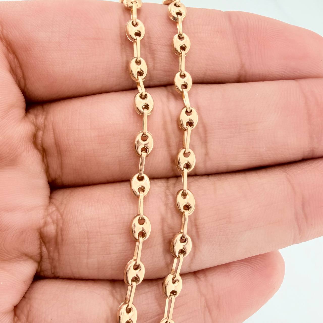 Tobillera GC 3.05gr / 25.5cm / 3.35mm Oro Amarillo 18K &
