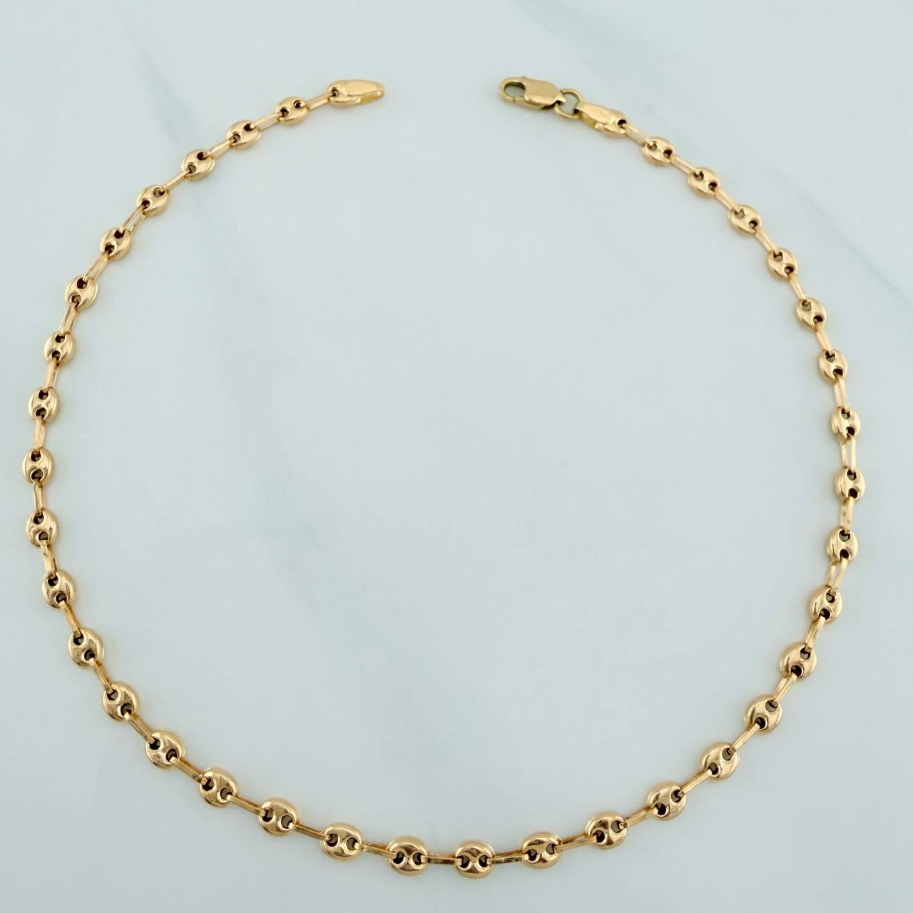Tobillera GC 3.05gr / 25.5cm / 3.35mm Oro Amarillo 18K &