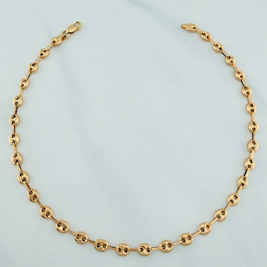 Tobillera GC 3.7gr / 26cm / 3.7mm Oro Amarillo 18K &