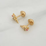 Topos Cono 0.8gr / 2mm Oro Amarillo 18K %