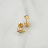 Topos Cono 0.8gr / 2mm Oro Amarillo 18K %