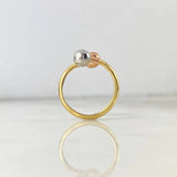 Anillo Tu y Yo 1.05gr / T6 1/4 / Oro 18K ©