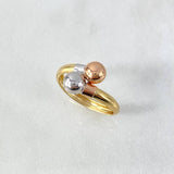 Anillo Tu y Yo 1.55gr / T6 / Oro 18K ©