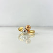 Anillo Tu y Yo 1.55gr / T6 / Oro 18K ©