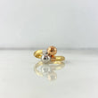 Anillo Tu y Yo 1.05gr / T6 1/4 / Oro 18K ©