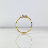 Anillo Tu Y Yo 1.05gr / T6 1/2 / Oro 18K