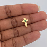 Dije Cruz Esmeralda 1.15gr / 1.4cm / Oro Amarillo 18K %