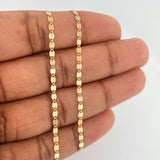 Cadena Plana Espejo 1.6gr / 45.5cm / 2.15mm Tres Oros +3 18K %